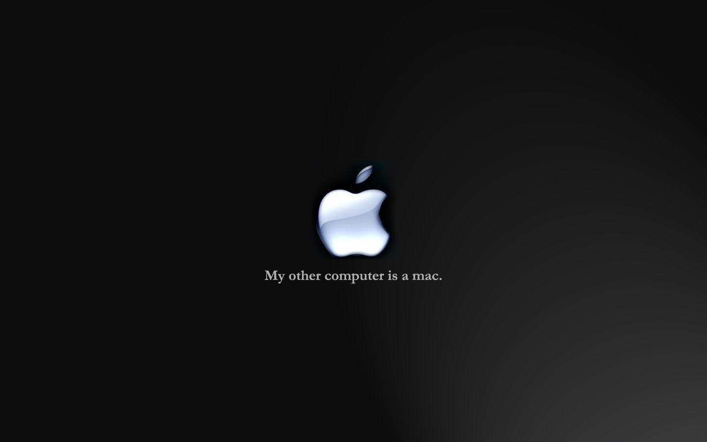 My other computer is a mac.